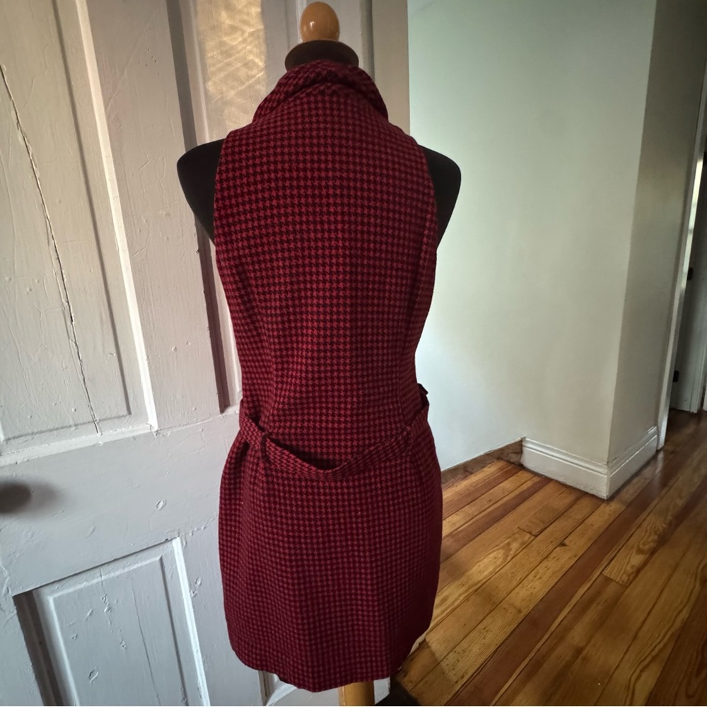 VINTAGE houndstooth jumper dress - Picture 4 of 5